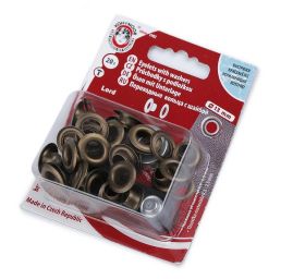 Průchodky 7x5x13 Ø13mm mosazné