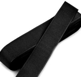 Stuha taftová šíře 15mm černá