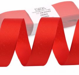 Stuha taftová šíře 25mm červená