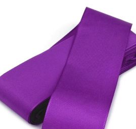 Stuha taftová šíře 40mm fialová purpurová