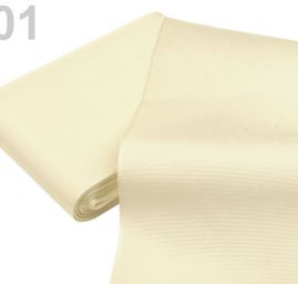 Stuha taftová šíře 72mm smetanová