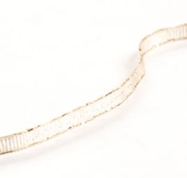 Stuha lurex starozlatá šíře 3mm