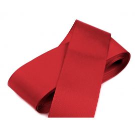 Stuha taftová šíře 40mm červenovínová