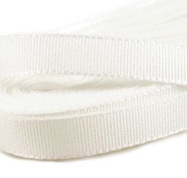 Stuha taftová šíře 6mm bílé barvy