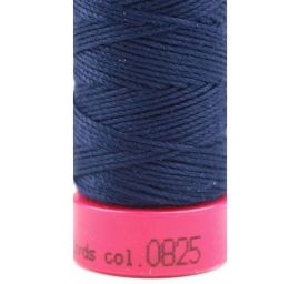 Nitě jeans 30×3 tex, 100% PES, návin 30 m, tm.modrá