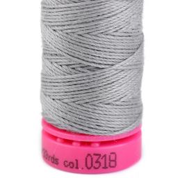 Nitě jeans 30×3 tex, 100% PES, návin 30 m, sv. šedá