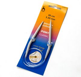 Kruhové jehlice, 40 cm, vel. 5,5 PONY