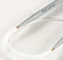 Jehlice kruhové kov, 60 cm, vel. 8 PONY