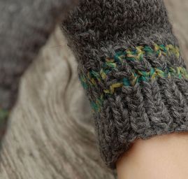 Ručně pletené rukavice MarLen šedé