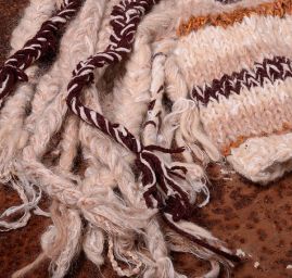 Ručně pletená čepice Marlen "dreďačka"