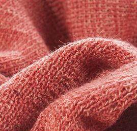 Šála pletená MarLen červenorůžový melír