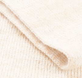 Šála pletená MarLen béžovozlatý melír