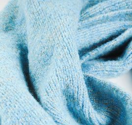 Šála pletená MarLen modrošedý melír