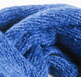 Šála pletená MarLen nivea modrá