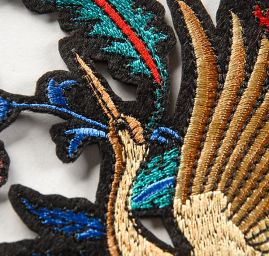 Zvířecí a květinová aplikace volavka zažehlovací