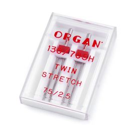 Strojová dvojjehla ORGAN Twin Stretch 75/2,5