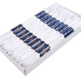 MOULINE vyšívací příze Níťárna bílá 0010