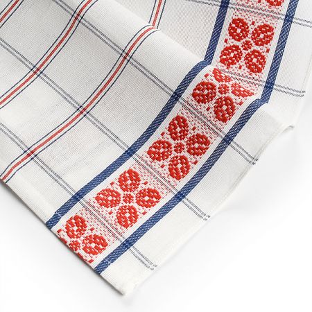 Kuchyňské utěrky, 3 ks, 45×65cm, 100% bavlna, červená