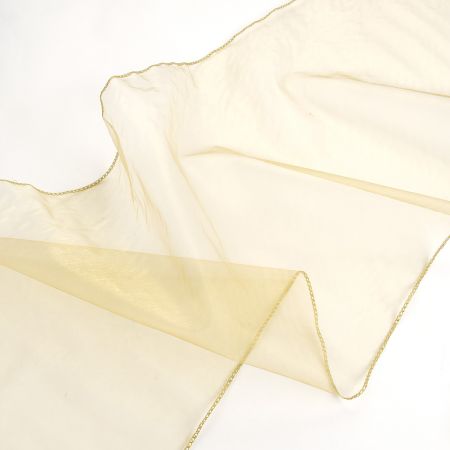 Organza dekorační pás 36 cm olivová