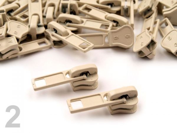 Jezdec ke kostěným zipům T5 s aretací béžový