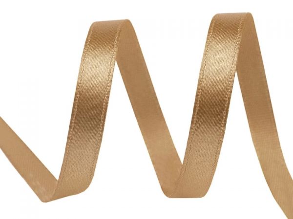 Atlasová stuha šíře 6mm hnědá
