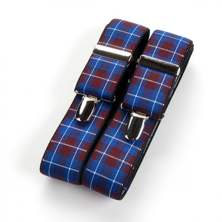 Šle pánské šíře 3,5 cm délka 125cm typ X modrovínová