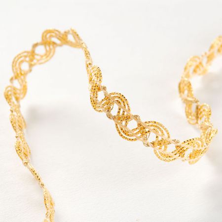 Prýmek leonský  vlnka zlaté barvy