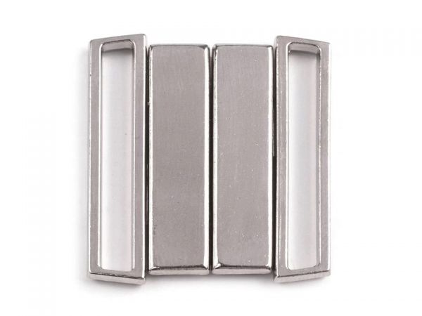 Plavkové zapínání šíře 25mm kovové nikl