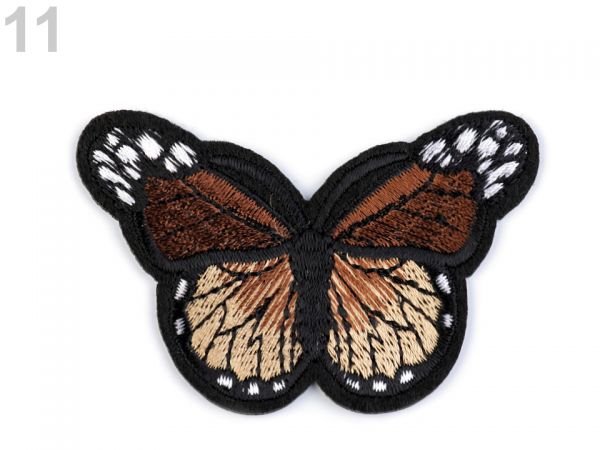 Nažehlovačka motýl velký hnědý