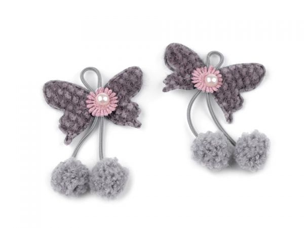 Aplikace motýl šedá