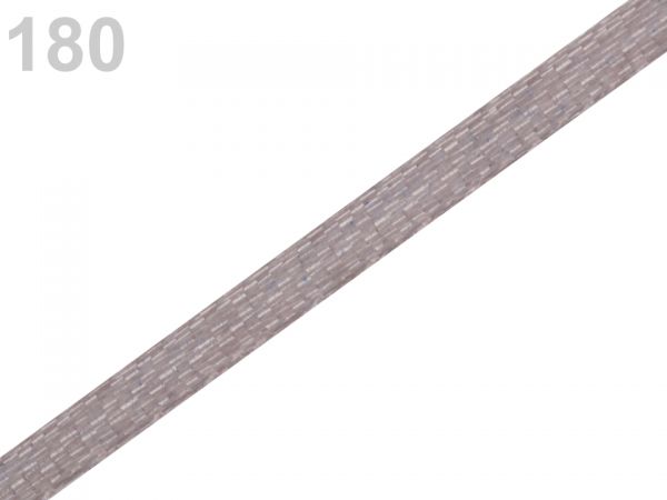 Atlasová stuha šíře 3mm šedá
