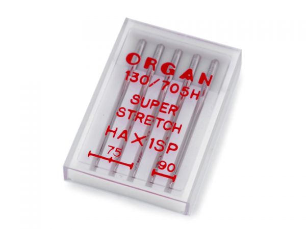 Strojové jehly Super stretch ORGAN 75/90
