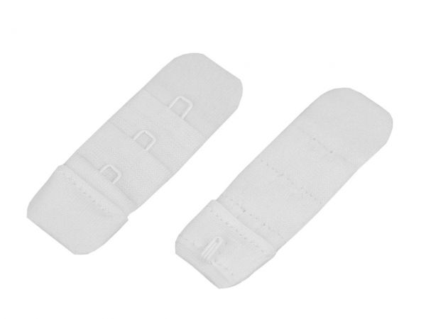 Prodloužení k podprsence šíře 20mm 1 řady bez gumy bílá