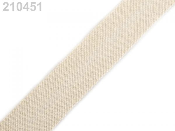 Šikmý proužek bavlna směs zažehlený tělový