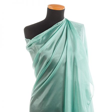 Hedvábný šál jednobarevný tykysový 