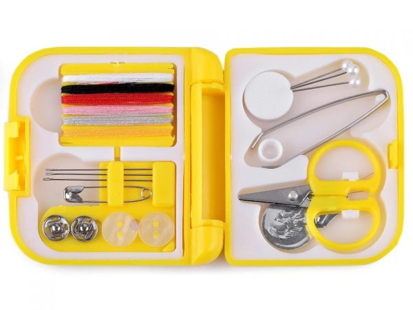 Šitíčko v plastovém pouzdře bílé