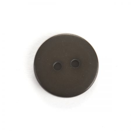 Knoflík plastový kulatý tmavě šedý 24"
