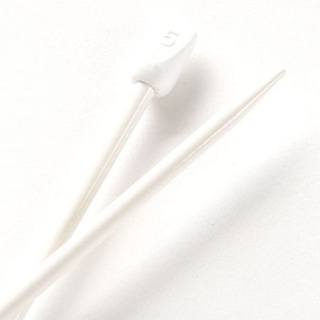 Pletací jehlice rovné kovové HOBI vel. 5