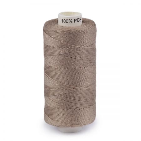 Nitě jeans 30×3 tex, 100% PES, návin 200 m, khaki