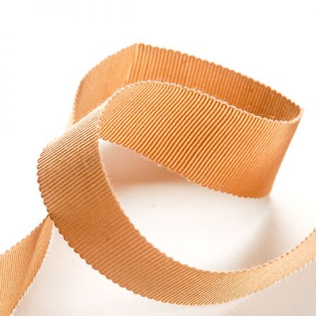 Rypsová stuha viskoza okrová