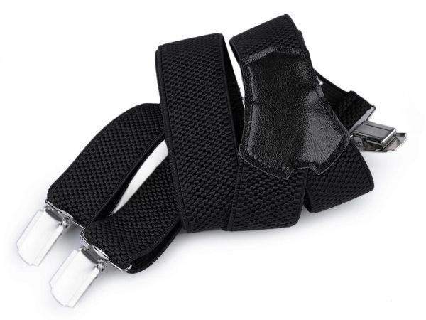 Šle pánské šíře 3,5 cm délka 120cm typ Y černé