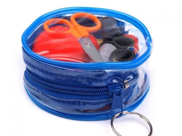 Šitíčko v pouzdře DENI modré