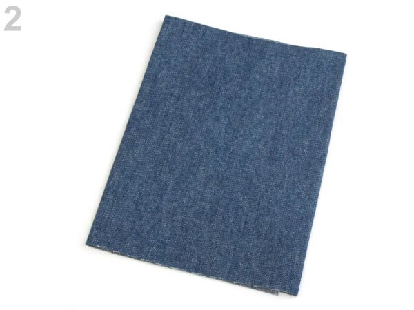 Záplata zažehlovací riflová modrá jemná