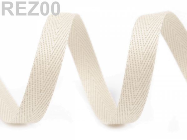 Keprovka - tkaloun šíře 10mm krémová