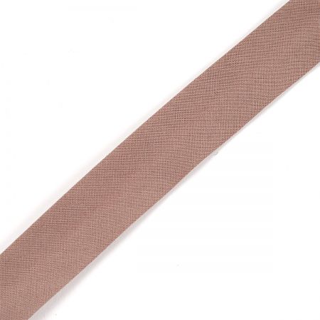 Šikmý proužek bavlna zažehlený 2 cm hnědošedý