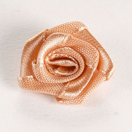 Látková květina růže velká béžová