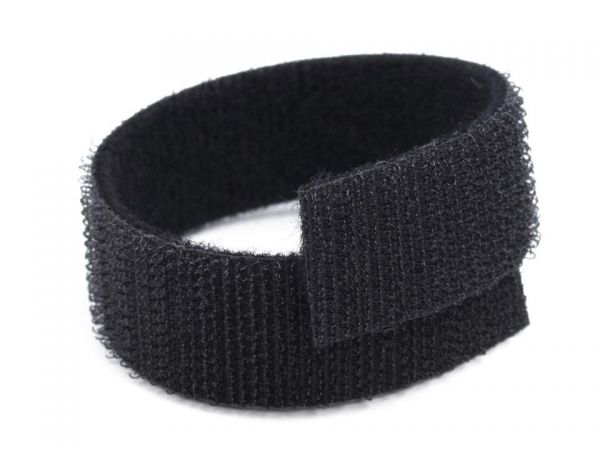 Suchý zip oboustranný černý 10 mm