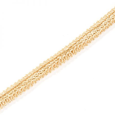 Prýmek leonský součky světle zlaté barvy