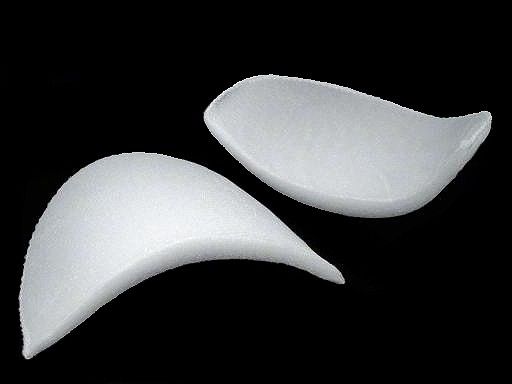 Vycpávky molitan 10mm výška  vsaz.rukáv mini bílá