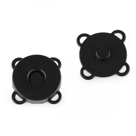 Magnetické zapínání našívací 18 mm NIKL černá